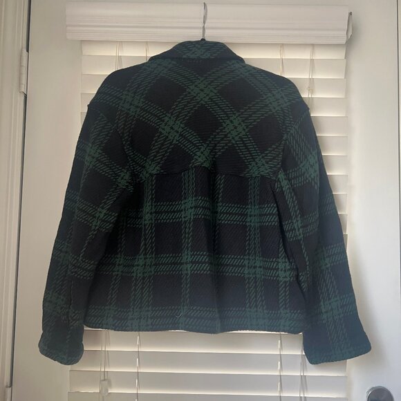 Madewell Flannel Boxy Shirt Jacket in Plaid - S - Picture 2 of 5